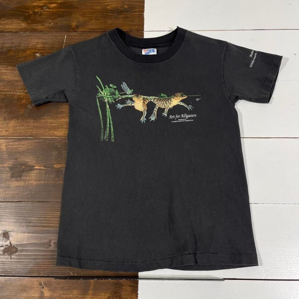 Vintage‎ 90s Kids Alligator T-Shirt
